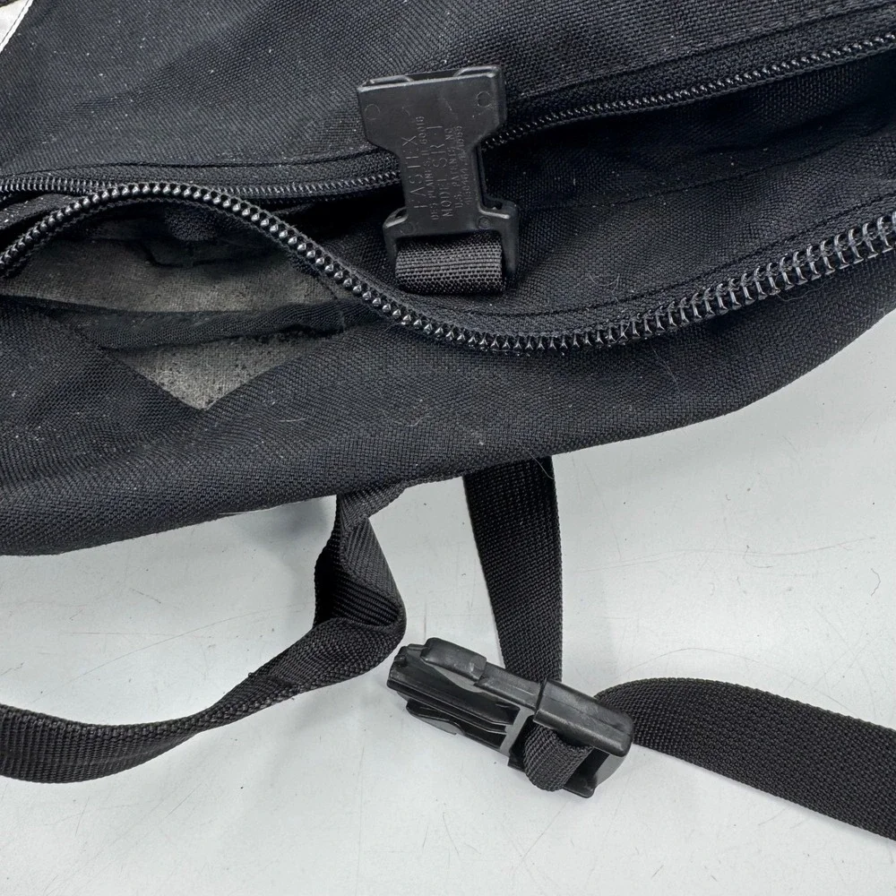 Vintage 70's The North Face Black Canvas‎ Duffel Bag Travel Made in USA